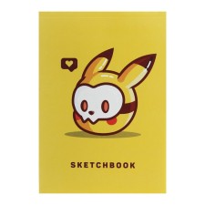 A5 sketchbook, 40 sheets on the gluing on the short side of the 