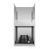 Hax Homsair Phlox Push 40, telescopic, 700 m3/h, 3 speeds, 40 cm, silver
