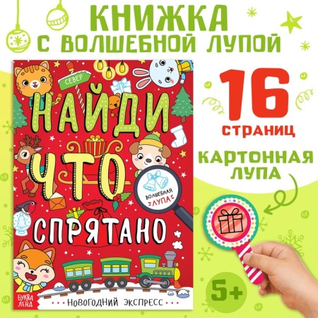 The book “Find what is hidden. New Year's Express ”, 16 p.