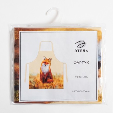 Apron "Ethel: Forest", 65 × 60 cm, cotton 100 %, sarzha, 190 g/m²-6
