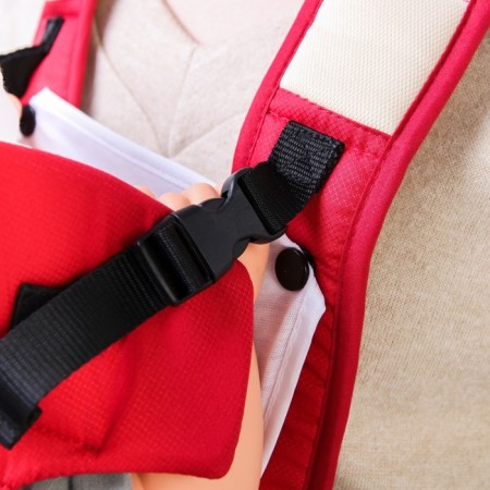 Baby-Kangaroo backpack, red color-4