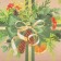 Box for confectionery products with PVC lid "Mandarins and needles", 10.5 x 21 x 3 cm, New Year