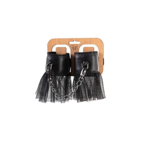 Handcuffs with a grid, black-4