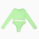 Female separate mocalist Minaku with a scarf color green, size 42