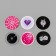 Sticker Paper "Diskoshar" d = 2.5 cm 252 pcs in the roll