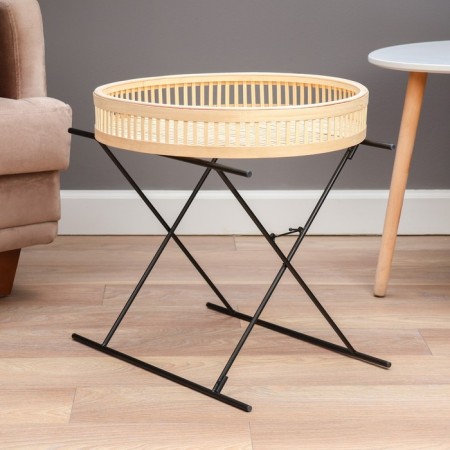Koffee table wicker "Onis" YS-011, 48x49cm-1