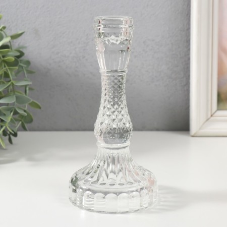 Glass of Glass for 1 candle "Hecate" d = 2.5 cm 8x8x17.5 cm-1