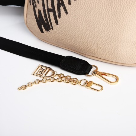Artificial leather bag "What", 19*14*6 cm-5