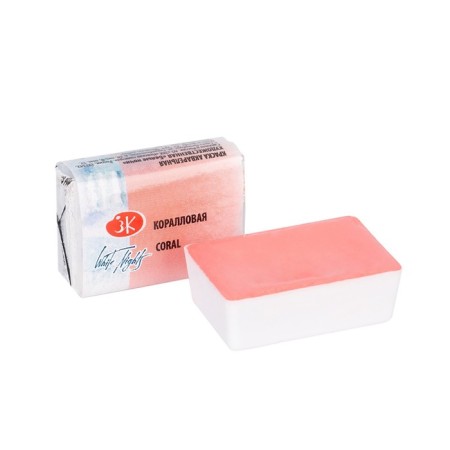 A watercolor art in a cuvette 2.5 ml, ZHK "White Nights", coral, 1911355-1