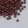 Glass beads 6/0 "ash-brown" bright 450 gr