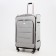 Big suitcase 28 ", lightning department, code castle, 4 wheels, outer pocket, gray color.