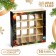 New Year. Box under 16 sweets "Happy New Year!", 17.7x17.7x3.8 cm, confectionery packaging