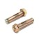 Anchor bolt scrap, with a nut, galvanized, 10x50 mm, 110 pcs