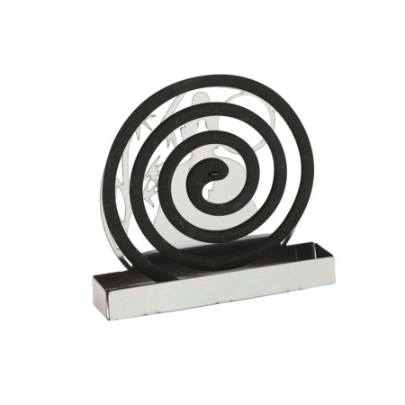 Spiral stand from mosquitoes and incense, metal, "Buddha"-6