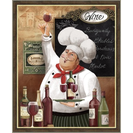 Reproduction of the painting "Best Chef. No. 2 ”, 40x50, frame (45-1311)