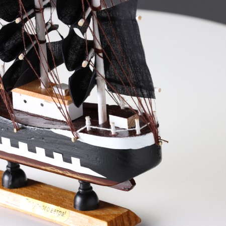 Arizona ship, 24*6*22cm, pirate, black sails-2