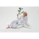 Female pajamas (shirt and trousers) KAFTAN Queen size 40-42, white color