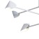 Ceiling chandelier Mantra capuccina, LED, 4000LM, 3000K, 592 mm, white color