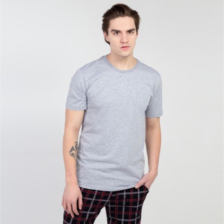 T -shirt male, gray color, size 56