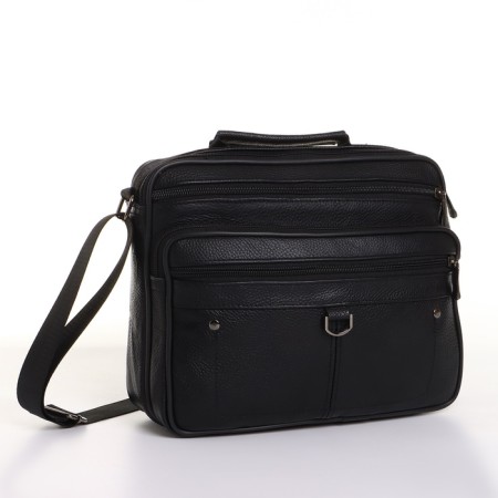 Male bag, black color-1