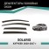 Defly window deflectors for Hyundai Solaris 2010-2017, hatchback