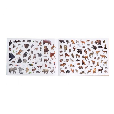 Book of 500 stickers "Animals", 8 p.-3