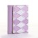Women's wallet on the button, lilac color