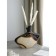 Ceramic VAZA "Pharaoh", desktop, beige, 29 cm
