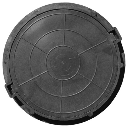 Luke of PPC revision, type "l", d = 58 cm, up to 3 tons, black