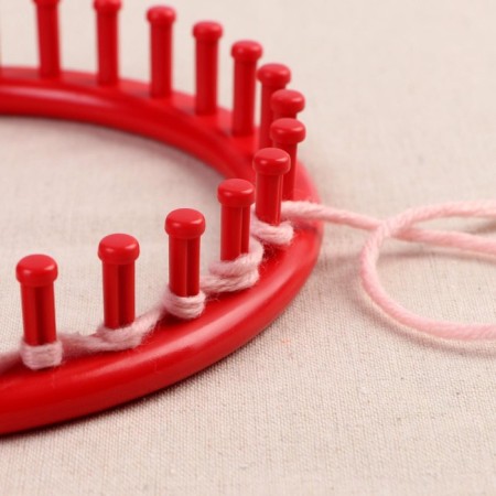 Set for knitting "Luma", d = 14/19/24/29 cm, needle and hook in the kit, color colorful color-1