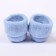 A set of socks for newborns 2 pairs (4 pcs.), Terry from 0 to 6 months., Blue/white color