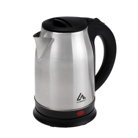 Electric kettle Luazon LSK-1803, metal, 1.8 l, 1800 watts, silver-black-1