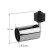 Single-phase track lamp TR14-gU10 CH under the lamp mr16 chrome
