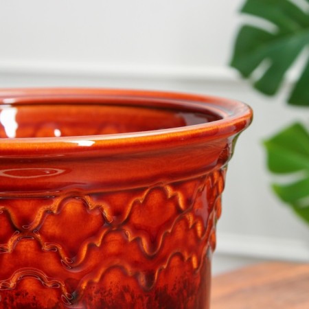 Pot Flower Uta No. 2, brown 5.5 l-2