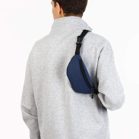 Waist bag, 23*8*11 cm, lightning department, 2 n/pocket, blue-7