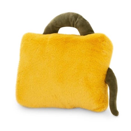 New Year! Soft toy - pillow, 35 cm, yellow color-1