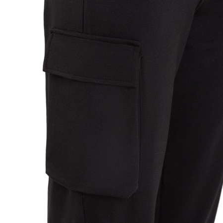 Women's costume (trousers, sweatshirt) minku: Casual Collection Black color, size 48-11