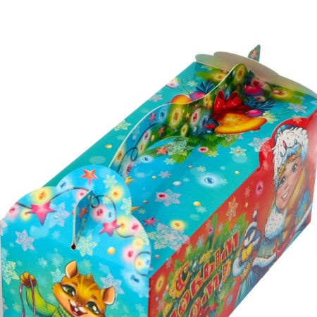 New Year. Gift box "Snow Maiden" 23 x 10 x 10 cm.-6