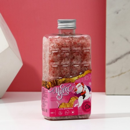 Bath salt "Miracles!", 360 g, fragrance floral, pure happiness-2