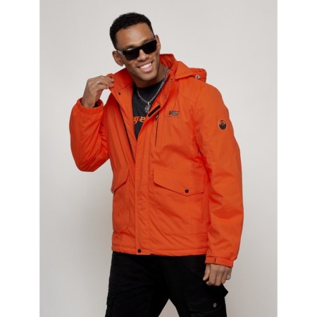 Sports male jacket, size 56, orange color-1