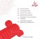 Massage roller SANGH, 45x14, red color