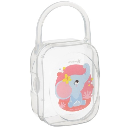 A container for storing and sterilizing children's nipples and dummies "Tigeron", color mix-7