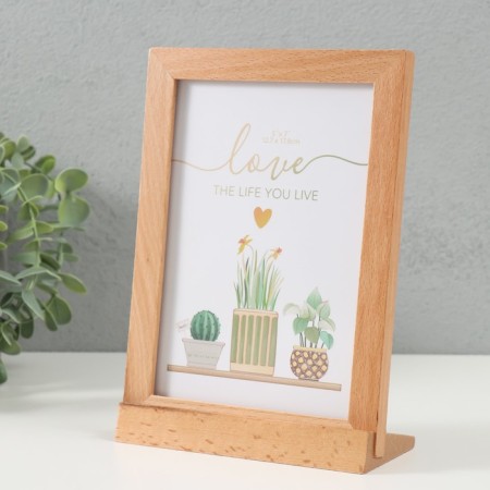 Photo frame wood in 1 photo 13x18 cm "Bierg" 14.5x6x19.5 cm-1