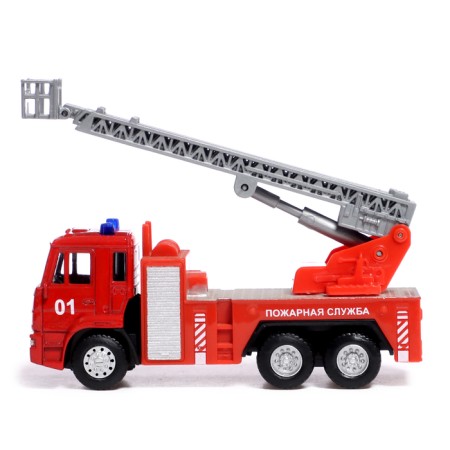 Metal truck "KAMAZ. Fire service ", 1:54, inertia-1