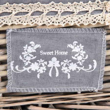 Stelly basket "Lenon", 34x25x16 cm, gray-3
