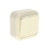Two-clavy open installation switch, 250V, 6A, IP20, ivory, PSW06-22-20 (1022743