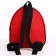 Baby backpack for the boy "Racing Machines", 23x20.5 cm, lightning department, red color