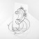 Earrings "Kaffa" image, color silver, set