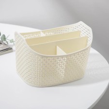 Storage basket, 5 departments, 18.3 × 14.2 × 11.7 cm, color mix