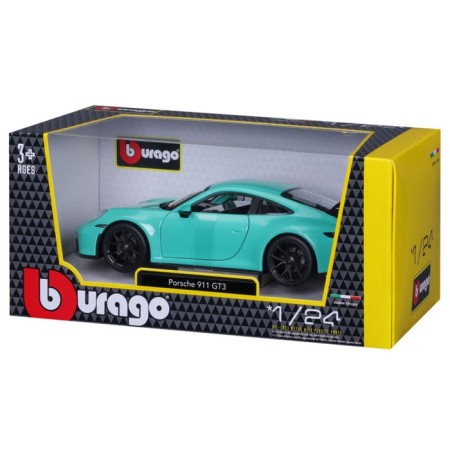 BBURAGO Porsche 911 GT3, Die-Cast, 1:24, opening doors-10
